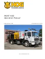 Hog Technologies PAINT HOG Operation Manual preview