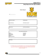 Preview for 143 page of Hog Technologies SK5500 Operation Manual