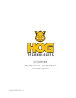 Preview for 161 page of Hog Technologies SK5500 Operation Manual