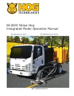 Предварительный просмотр 1 страницы Hog Technologies Stripe Hog SK2000 Operation Manual