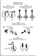 Preview for 4 page of hogar casalista BCCM010000BOBOSNC2 Assembly & Instruction Manual