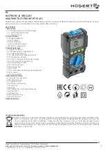 HOGERT HT1E601 User Manual предпросмотр