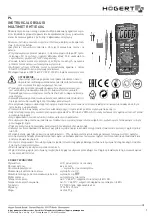 HOGERT HT1E604 User Manual предпросмотр