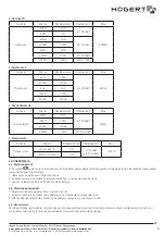 Preview for 5 page of HOGERT HT1E606 User Manual