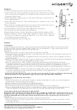 Preview for 13 page of HOGERT HT1E640 User Manual