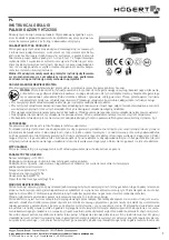 Preview for 1 page of HOGERT HT2C500 User Manual