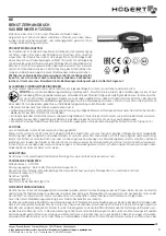 Preview for 5 page of HOGERT HT2C500 User Manual