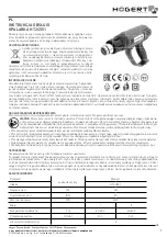 Предварительный просмотр 1 страницы HOGERT HT2C551 User Manual