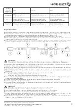 Предварительный просмотр 29 страницы HOGERT HT4R625 Instruction Manual