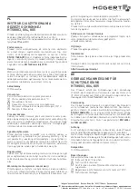 Preview for 1 page of HOGERT HT5K803 Instructions For Use