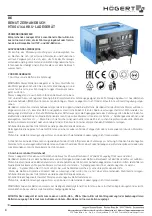 Preview for 8 page of HOGERT HT8G616 User Manual