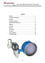 Предварительный просмотр 2 страницы Hogfors 31300CS Series Installation And Operation Manual