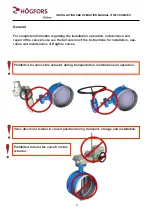 Предварительный просмотр 3 страницы Hogfors 31300CS Series Installation And Operation Manual