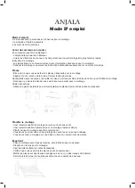 Предварительный просмотр 7 страницы Hoggar ANJALA 15,5m2 User Manual