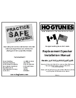 Hogtunes 352F?AA Installation Manual preview