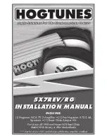 Предварительный просмотр 1 страницы Hogtunes 5X7REV/RG Installation Manual