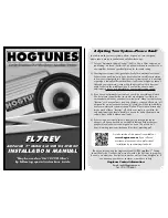 Hogtunes FL7REV Installation Manual preview