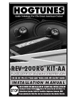 Hogtunes REV 200RG KIT-AA Installation Manual preview