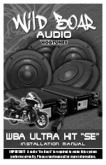 Hogtunes WILD BOAR AUDIO WBA ULTRA KIT Installation Manual preview