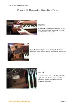 Preview for 3 page of Hohner Clavinet D6 Disassembly Manual