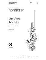 Hohner UNIVERSAL 43/6 S Operating Instructions Manual предпросмотр