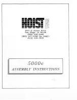 Preview for 1 page of Hoist Fitness 5000e Assembly Instructions Manual