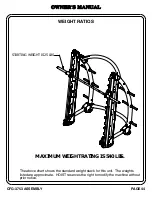 Предварительный просмотр 45 страницы Hoist Fitness A00 Owner'S Manual