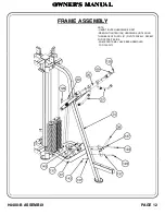 Предварительный просмотр 13 страницы Hoist Fitness A12 Owner'S Manual