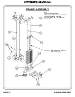 Предварительный просмотр 14 страницы Hoist Fitness A12 Owner'S Manual