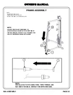 Предварительный просмотр 23 страницы Hoist Fitness B02 Owner'S Manual