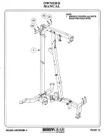 Предварительный просмотр 13 страницы Hoist Fitness BODYGEAR BG200 Owner'S Manual