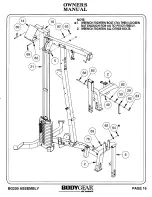 Предварительный просмотр 17 страницы Hoist Fitness BODYGEAR BG200 Owner'S Manual