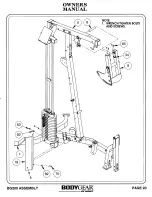 Предварительный просмотр 21 страницы Hoist Fitness BODYGEAR BG200 Owner'S Manual