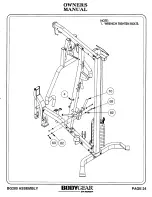 Предварительный просмотр 25 страницы Hoist Fitness BODYGEAR BG200 Owner'S Manual