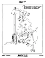 Предварительный просмотр 27 страницы Hoist Fitness BODYGEAR BG200 Owner'S Manual