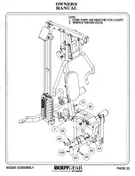 Предварительный просмотр 33 страницы Hoist Fitness BODYGEAR BG200 Owner'S Manual