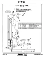 Предварительный просмотр 40 страницы Hoist Fitness BODYGEAR BG200 Owner'S Manual