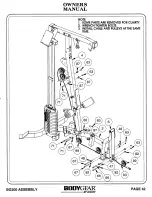 Предварительный просмотр 43 страницы Hoist Fitness BODYGEAR BG200 Owner'S Manual