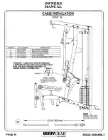 Предварительный просмотр 46 страницы Hoist Fitness BODYGEAR BG200 Owner'S Manual