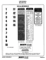 Предварительный просмотр 57 страницы Hoist Fitness BODYGEAR BG200 Owner'S Manual