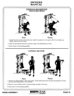 Предварительный просмотр 77 страницы Hoist Fitness BODYGEAR BG200 Owner'S Manual