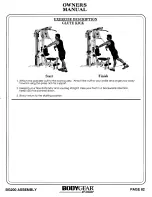 Предварительный просмотр 83 страницы Hoist Fitness BODYGEAR BG200 Owner'S Manual