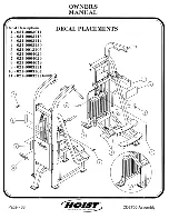 Preview for 34 page of Hoist Fitness CD2700 Owner'S Manual