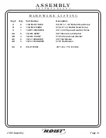 Preview for 15 page of Hoist Fitness CF-2168 Owner'S Manual