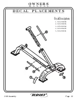 Preview for 23 page of Hoist Fitness CF-2168 Owner'S Manual