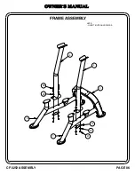 Предварительный просмотр 7 страницы Hoist Fitness CF-3252 Owner'S Manual