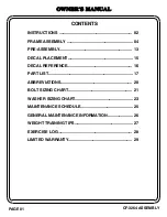 Preview for 2 page of Hoist Fitness CF-3264 Owner'S Manual