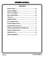 Preview for 2 page of Hoist Fitness CF-3465 Owner'S Manual