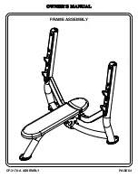 Preview for 5 page of Hoist Fitness CF Commercial Freeweight CF-3170 Owner'S Manual