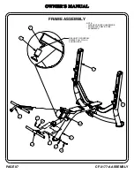 Предварительный просмотр 8 страницы Hoist Fitness CF Commercial Freeweight CF-3177 Owner'S Manual